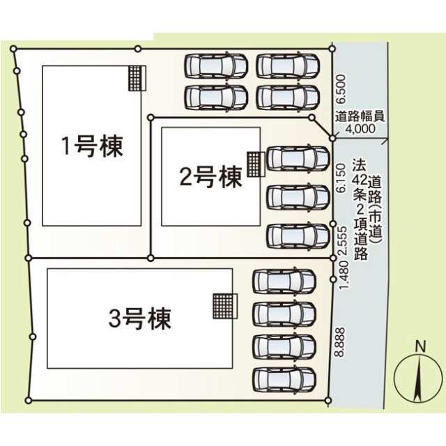 クレイドルガーデン大分市細 第1の見取り図