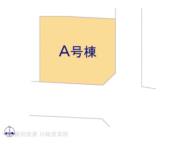 ハートフルタウン川崎市多摩区宿河原7丁目2222番の見取り図