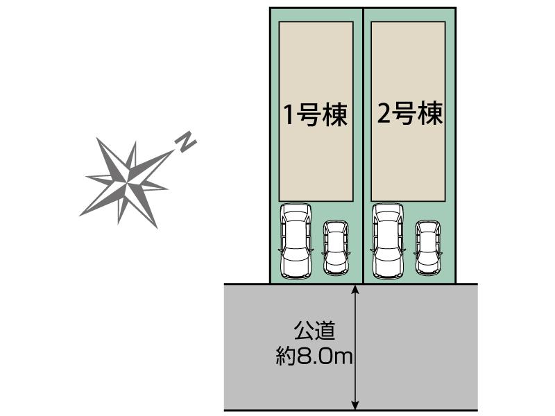 千葉市美浜区幕張西1丁目2棟 区画図