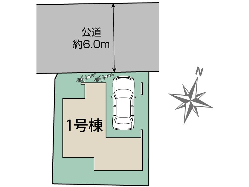 相模原市中央区千代田6丁目1棟 区画図