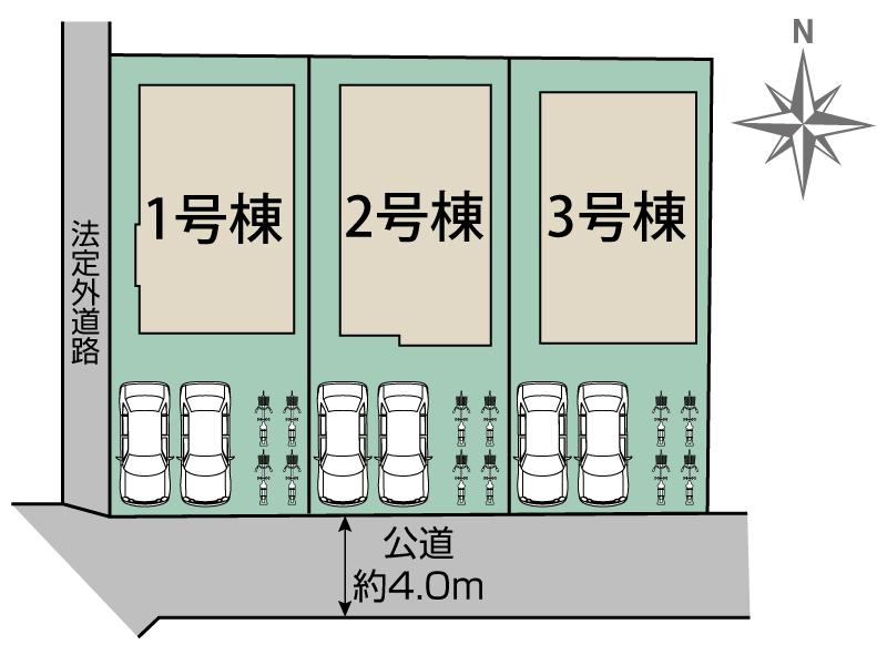 相模原市南区新戸3棟 区画図