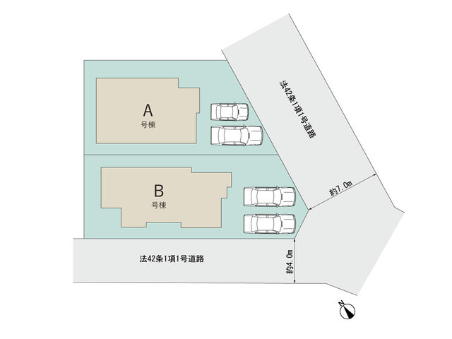 ハートフルタウン川崎市麻生区王禅寺西1丁目2620番の見取り図