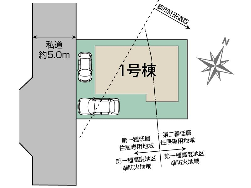 東村山市廻田町4丁目1棟 区画図
