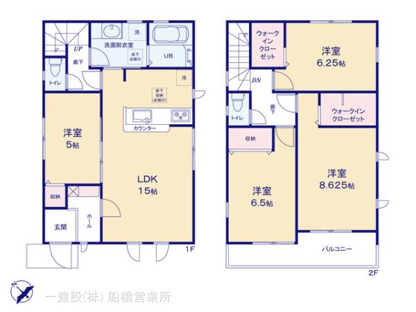 リーブルガーデンこてはし台１丁目第３の見取り図