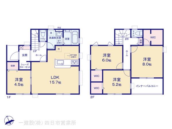 リーブルガーデン亀山市布気町第２の見取り図