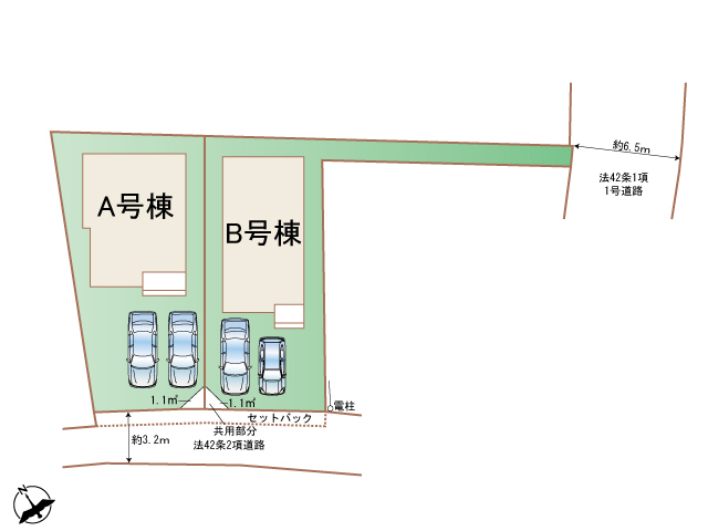 ハートフルタウン加古川加古川町大野514番の見取り図