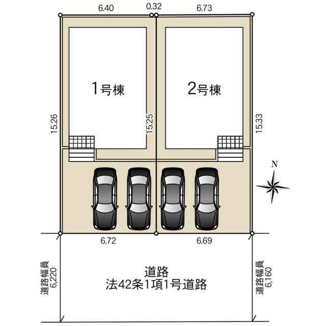 クレイドルガーデン塩竈市藤倉 第2の見取り図