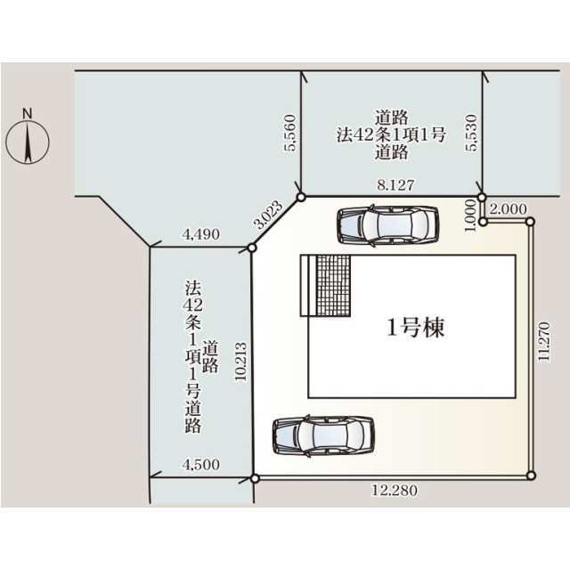 クレイドルガーデン熊谷市大原 第3の見取り図