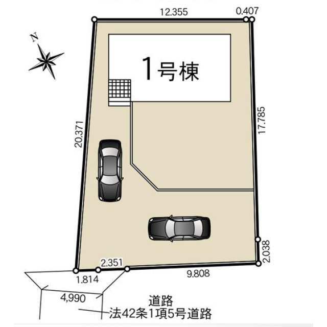 クレイドルガーデン真岡市台町 第10の見取り図