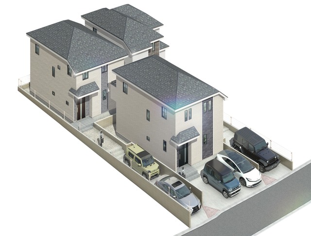 建物完成予想パースになります。