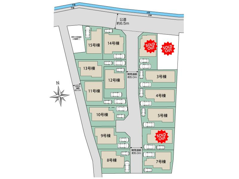 日野市宮15棟 区画図