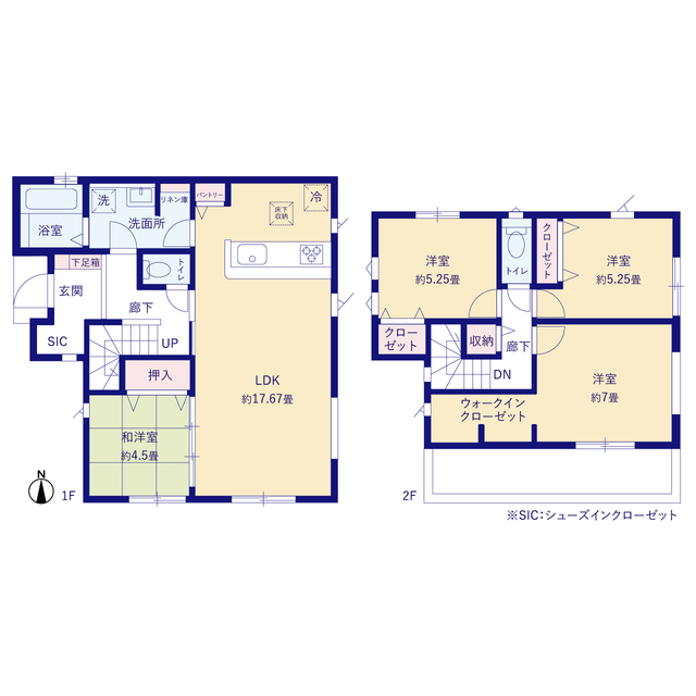 グラファーレ4373千葉市北大宮台３期２棟の見取り図