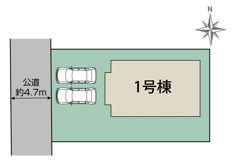 仙台市泉区南光台6丁目1棟 区画図