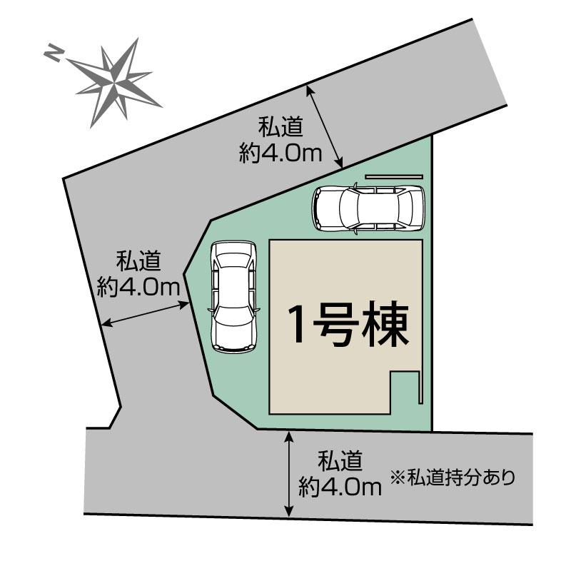 蓮田市川島1棟 区画図