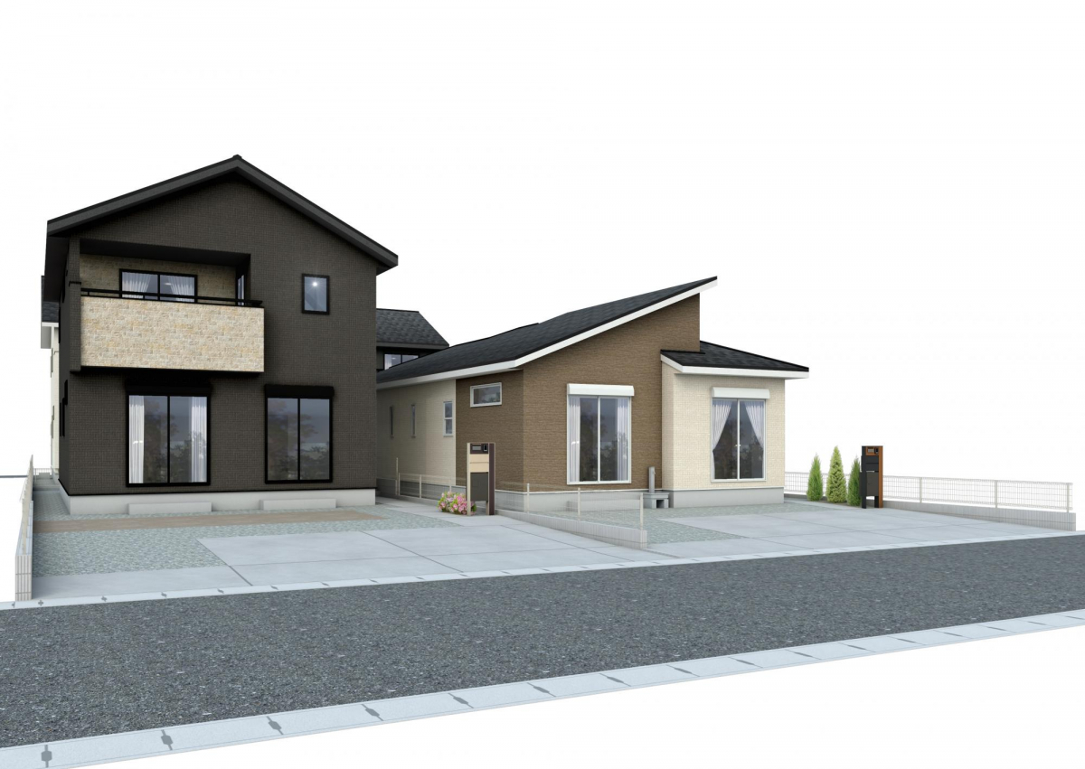 ブルーミングガーデン深谷市上柴町西１丁目４棟の外観②