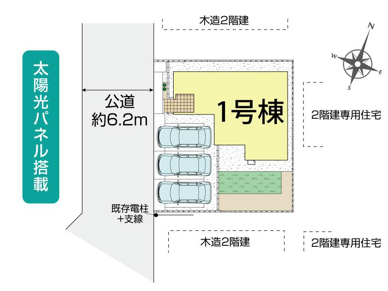 ブルーミングガーデン久喜市鷲宮４丁目　１棟の見取り図