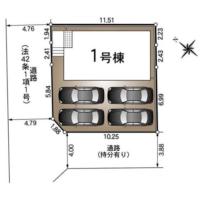 クレイドルガーデン浜松市中央区葵西 第4の見取り図