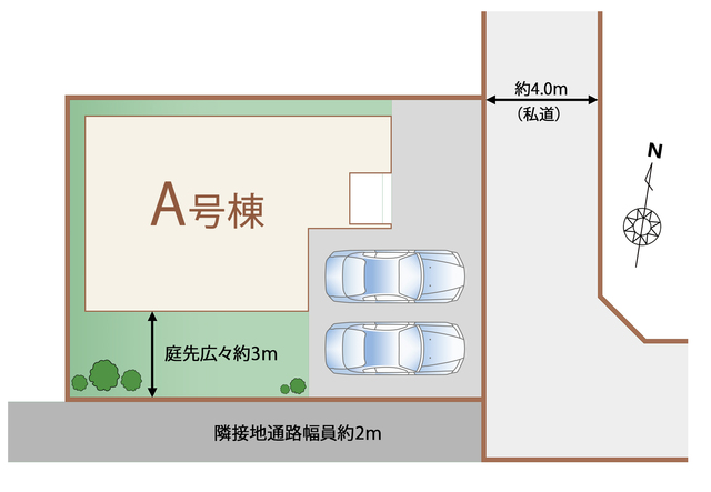上棟済み　完成が待ち遠しいです♪
