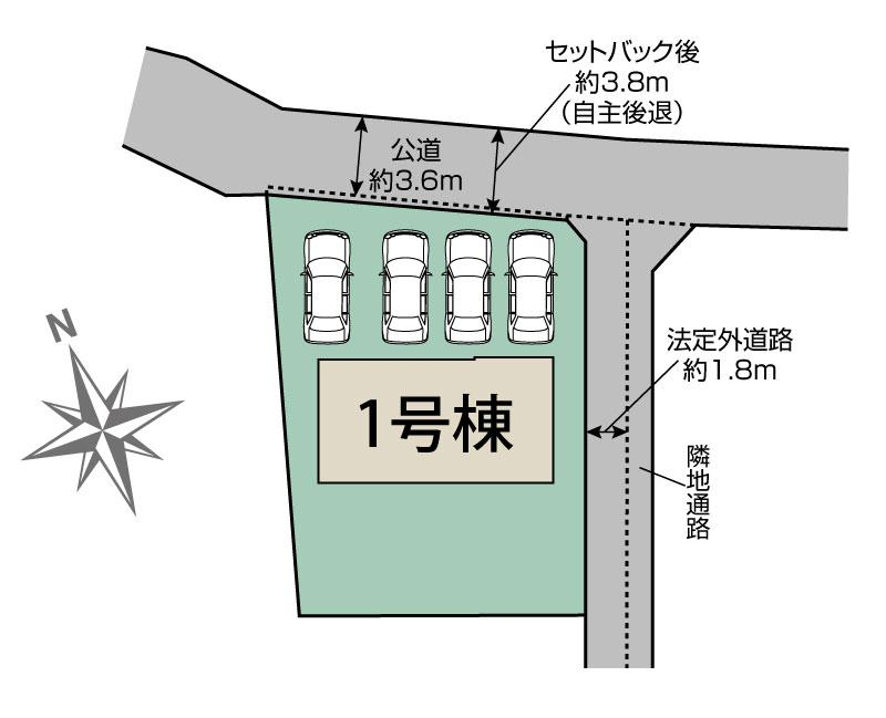 浜松市中央区米津町1棟 区画図