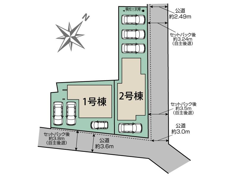 浜松市中央区楊子町2棟 区画図