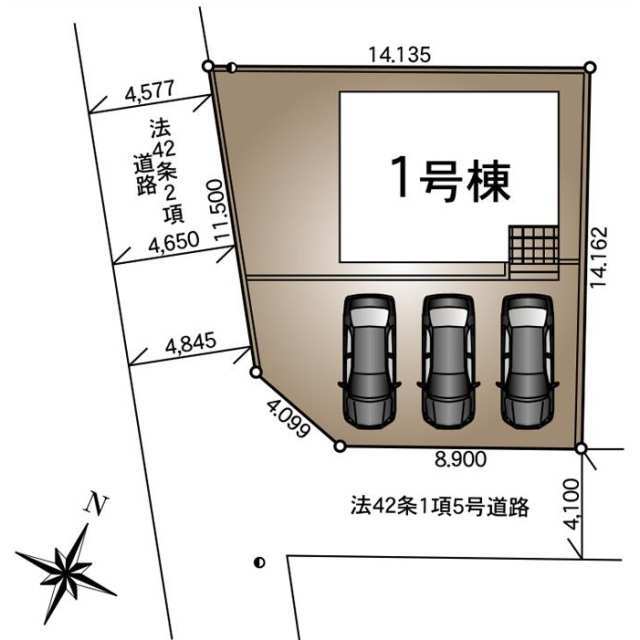 【販売中物件：1号棟】
