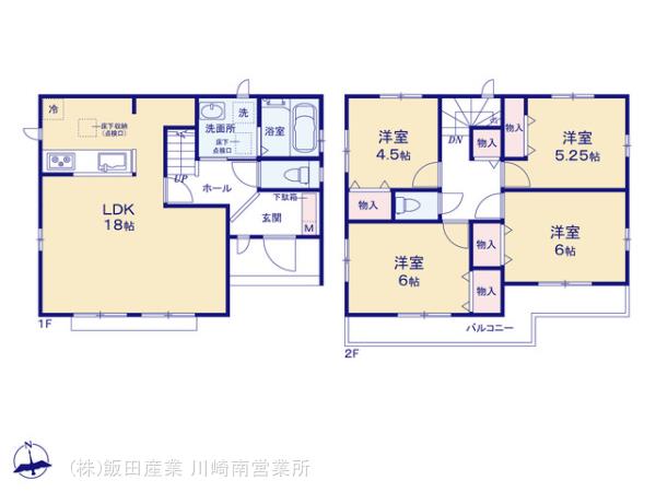 ハートフルタウン横浜市旭区中白根2丁目1270番の見取り図