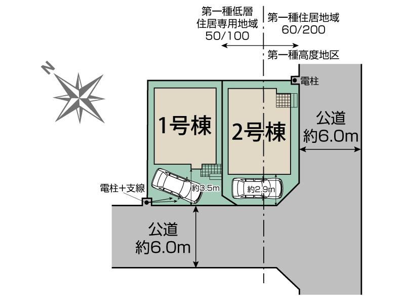 ブルーミングガーデン千葉市美浜区高浜６丁目２棟の見取り図
