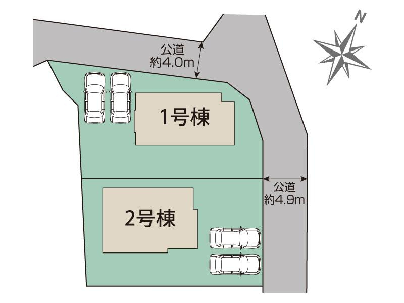 土浦市小岩田東2丁目6期2棟 区画図