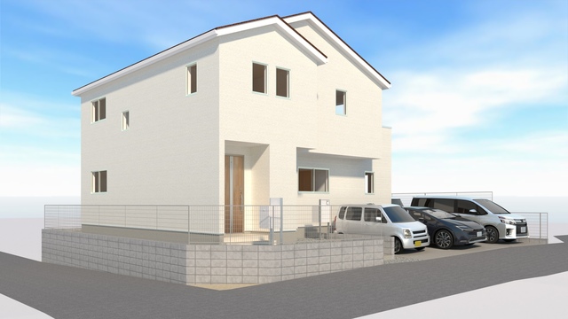 1号棟外観パース