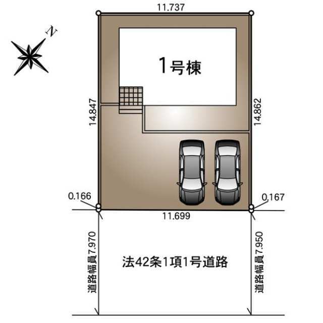 クレイドルガーデン筑西市幸町 第21の見取り図