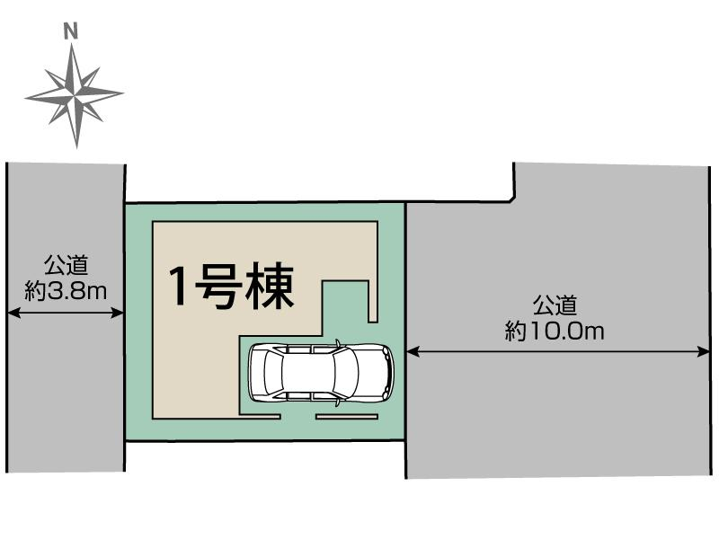 西宮市神祇官町1棟 区画図