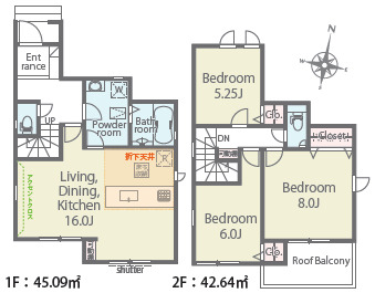 リナージュ福岡早良区田隈３丁目　第１期の見取り図
