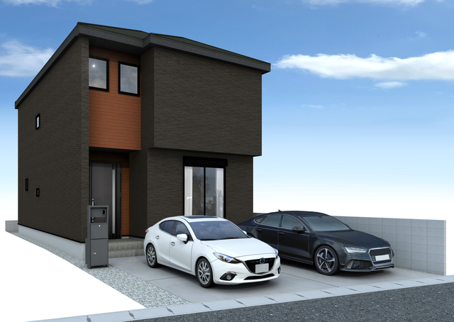 1号棟　外観完成予想図