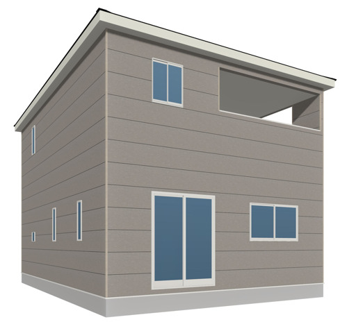 ■2号棟（※パースはイメージです。実際の色合いと異なる場合がございます。）