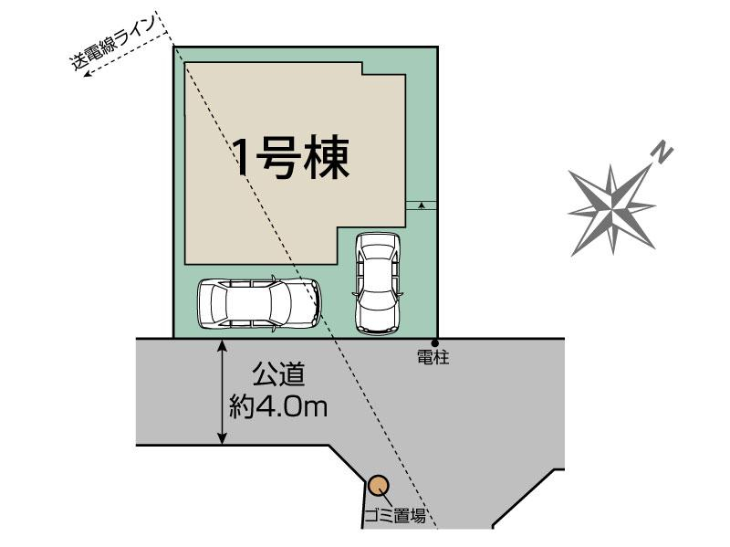 練馬区土支田3丁目 区画図