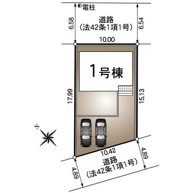 クレイドルガーデン福山市西新涯町 第2の見取り図