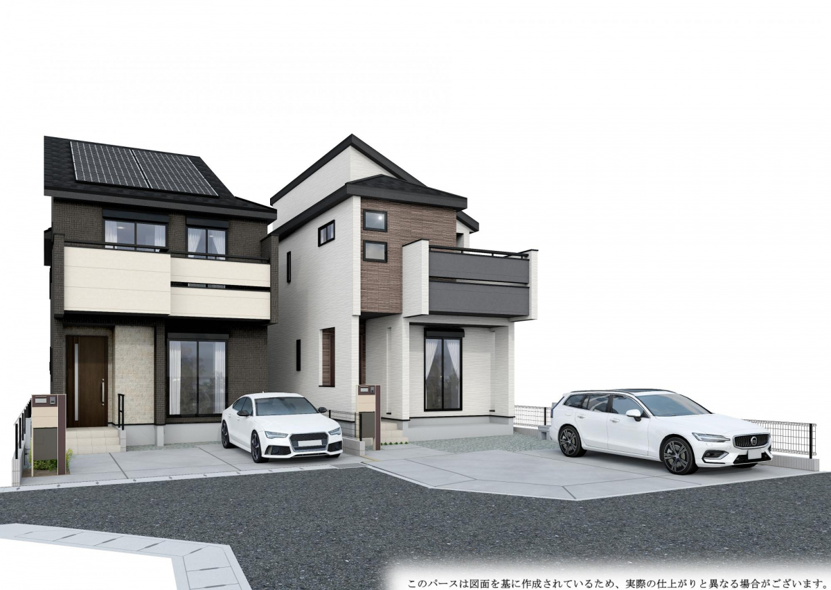 【外観写真】様々な税制優遇が受けられる、長期優良住宅です！永く住み続けられるこだわりの構造と、折上天井やアクセントクロスなどを施した、デザイン性にも配慮しています♪ 