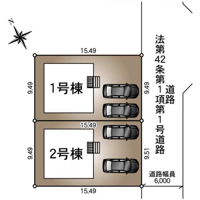 クレイドルガーデン秋田市御野場 第9の見取り図
