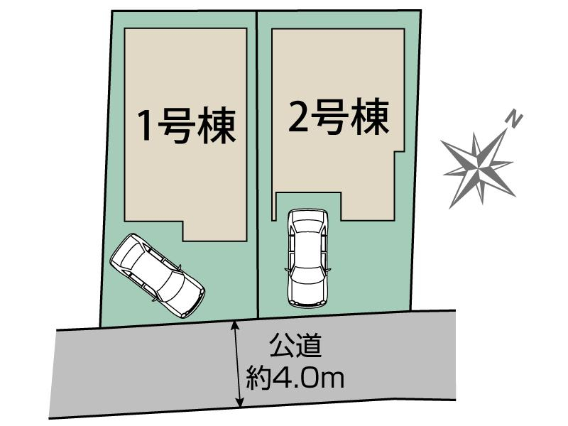 相模原市中央区上溝4丁目2棟 区画図