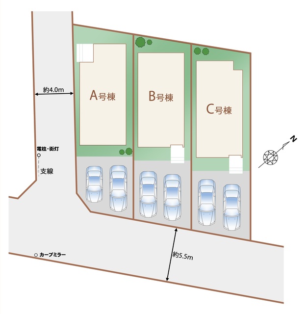 ハートフルタウン(立)昭島緑町6期の見取り図