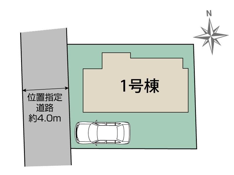 小平市回田町1棟 区画図