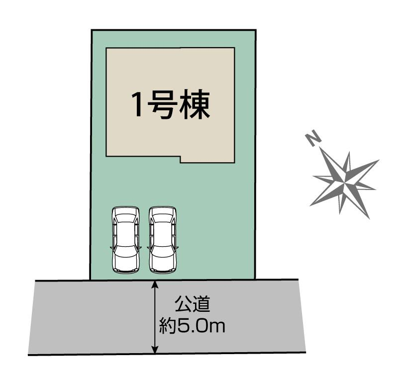 福岡市西区野方4丁目1棟 区画図