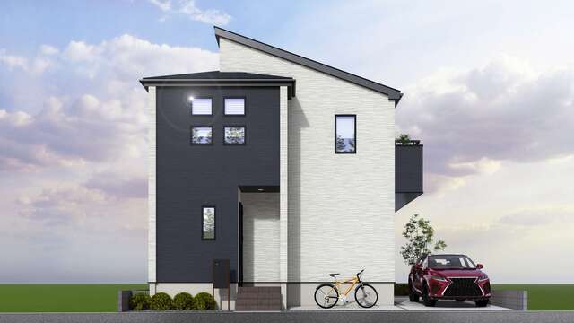 グラファーレ4348越谷市下間久里２０期１棟の外観②