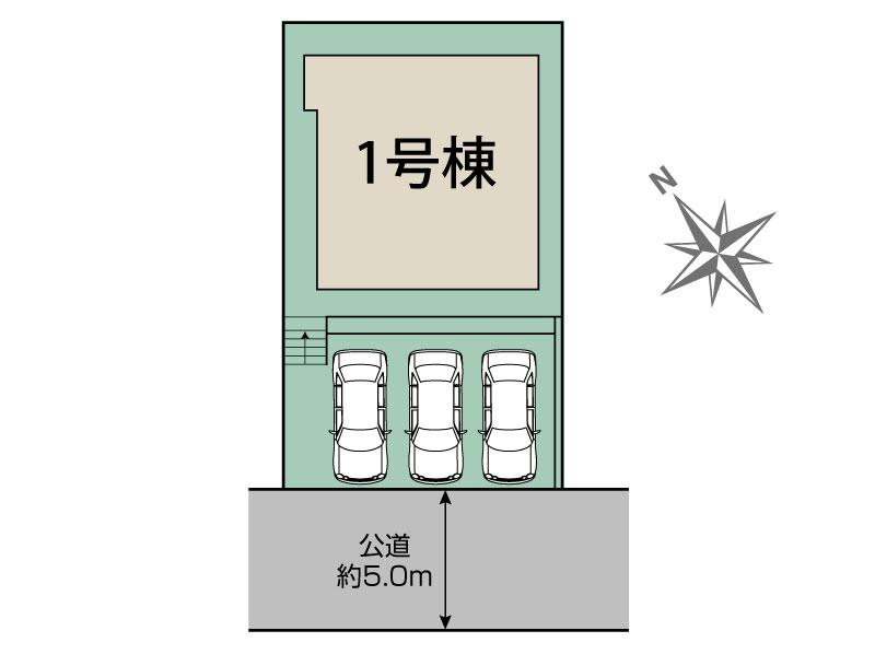 ブルーミングガーデン四街道市旭ケ丘３丁目１棟の見取り図