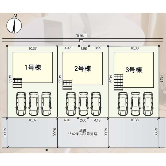 クレイドルガーデン白山市平加町 第2の見取り図