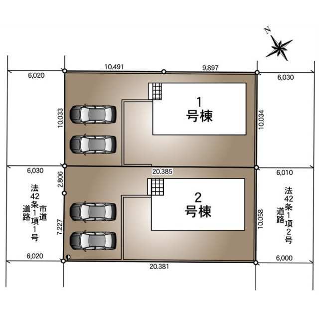 クレイドルガーデン小山市城北 第11の見取り図