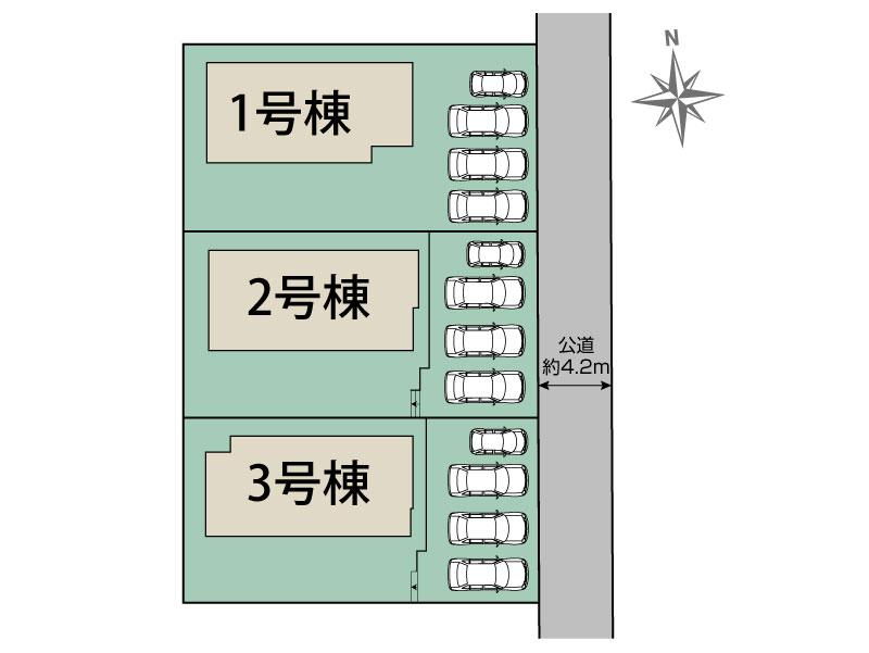 福岡市東区美和台5丁目2期3棟 区画図