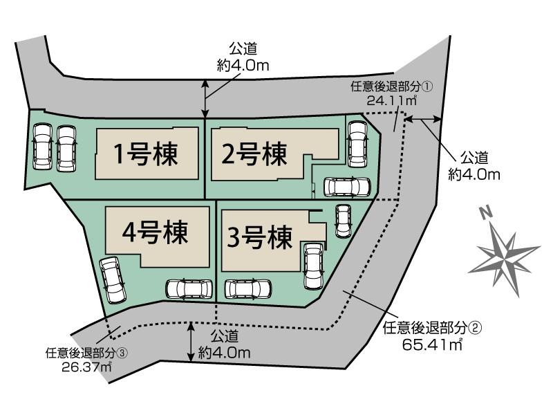 合志市須屋18期4棟 区画図
