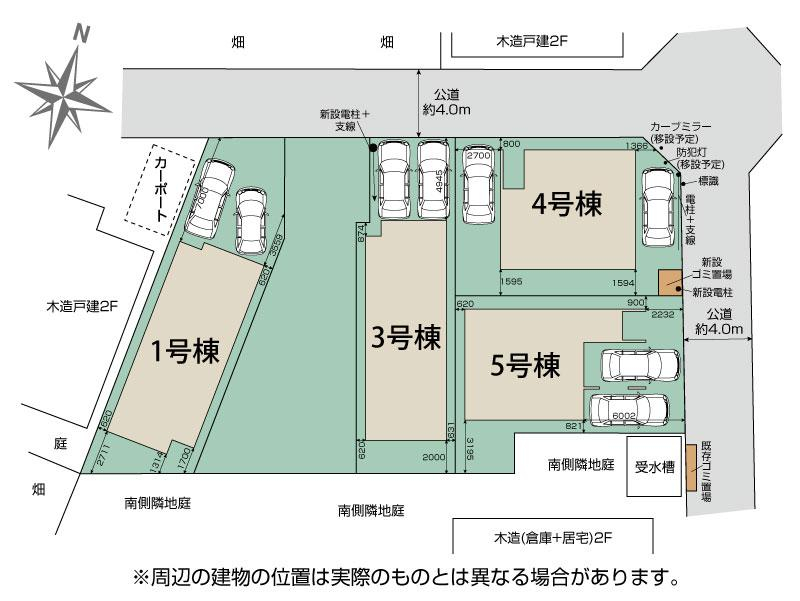 ブルーミングガーデンふじみ野市西原１丁目５棟の見取り図