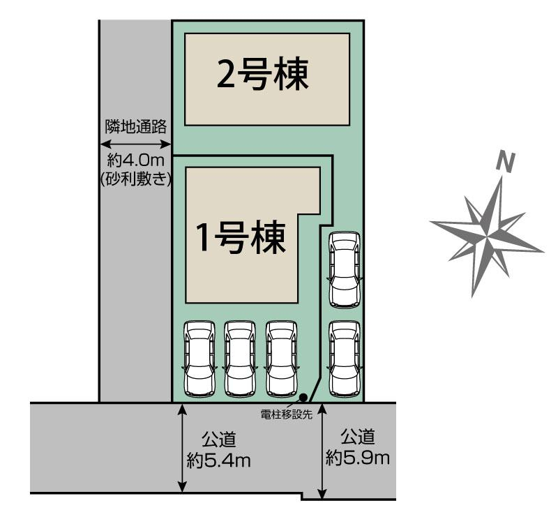ブルーミングガーデン船橋市習志野台４丁目２棟の見取り図